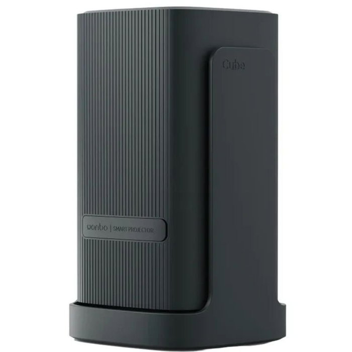Wanbo Cube 1 Proyector Portátil HD 720p 350 Lúmenes Android TV 11, WiFi Bluetooth, Diseño Gimbal 360°, Color Verde Oscuro